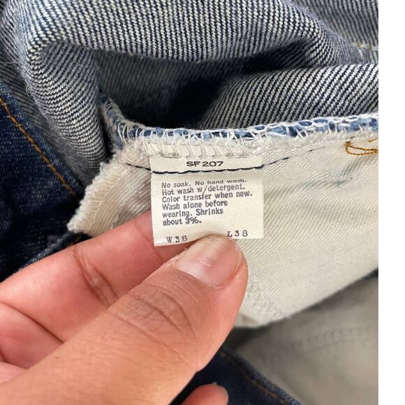 Vintage Orange Tab SF 207 Levis - Picture 5 of 5